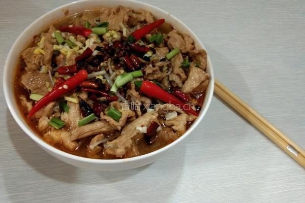 家常水煮肉片的做法图解15
