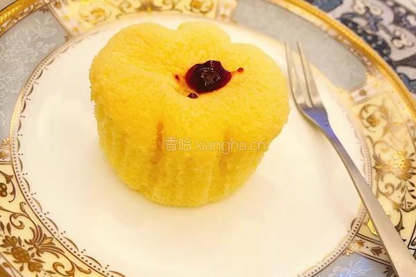 酸奶味卡仕达注心古早蛋糕的做法图解16