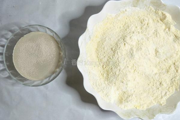 金阳光豆沙花环的做法图解2
