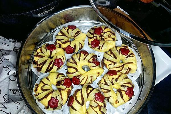 金阳光豆沙花环的做法图解18