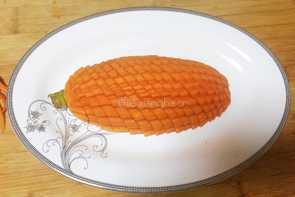 橙汁木瓜的做法图解9