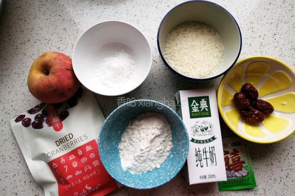 果味大米饼的做法图解1