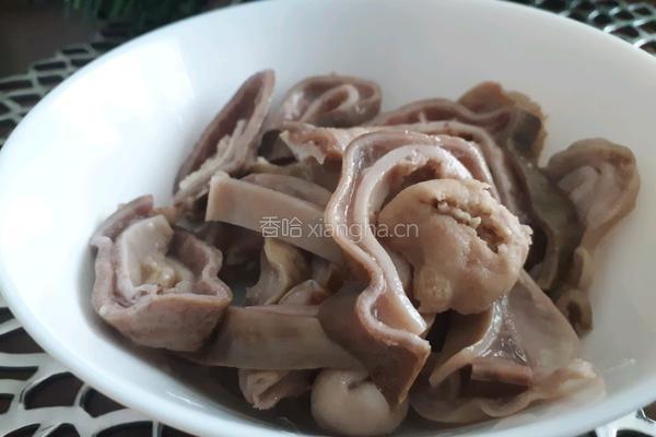 大蒜烧猪肚的做法图解4