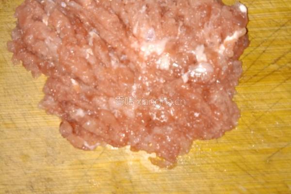 尖椒酿肉的做法图解1