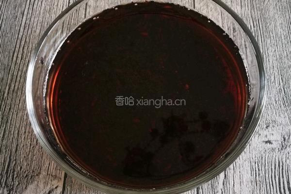 香芒紫米甜汤的做法图解2