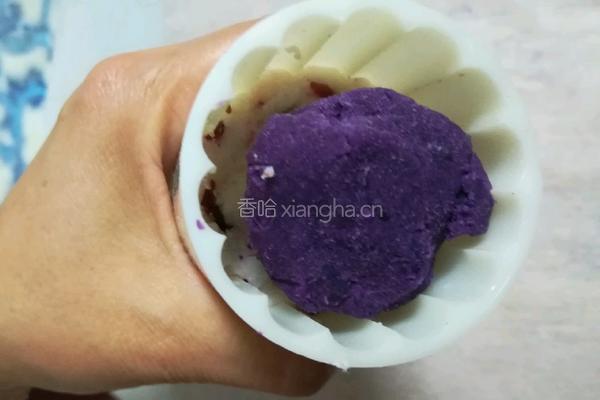 蔓越莓紫薯山药糕的做法图解9