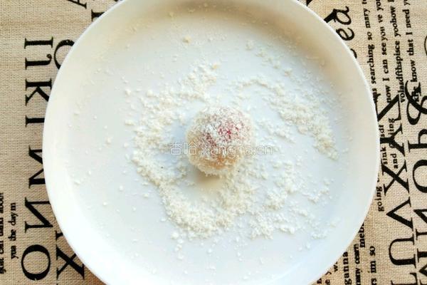 草莓糯米糍的做法图解7