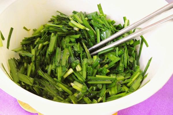韭菜炒鸡蛋的做法图解5
