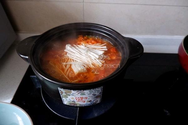 金针菇肥牛炖土豆的做法图解8