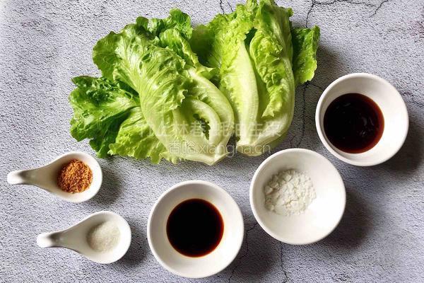 蚝油生菜的做法图解1
