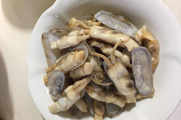 凉拌蚬子的做法图解6