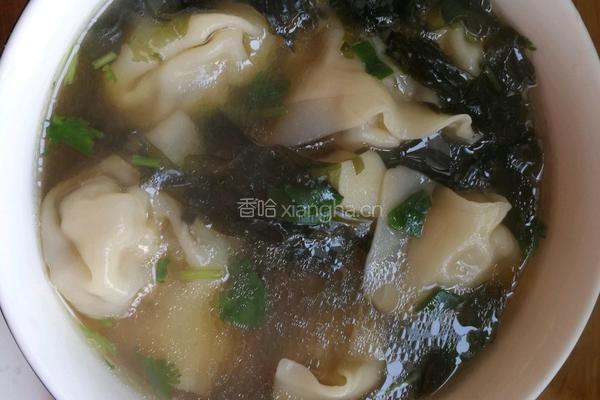 香菇肉馅大馄饨