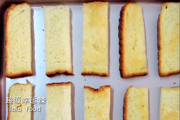 蒜香吐司条的做法图解7