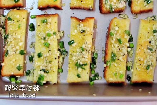 蒜香吐司条的做法图解8
