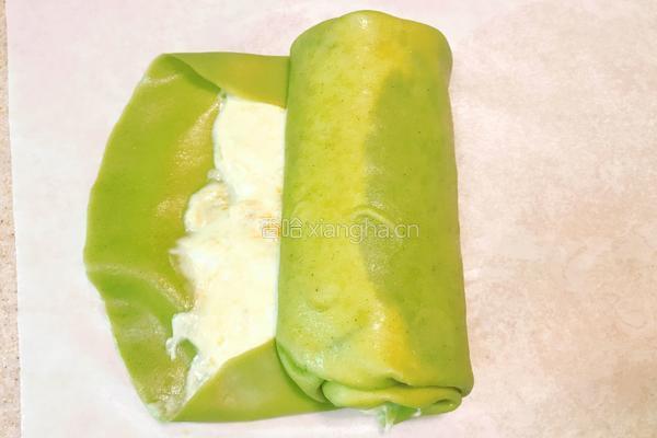 抹茶芒果毛巾卷的做法图解20