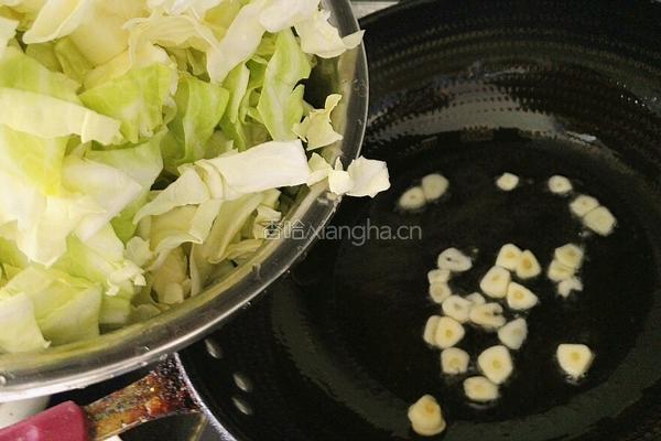 清炒莲花白的做法图解5