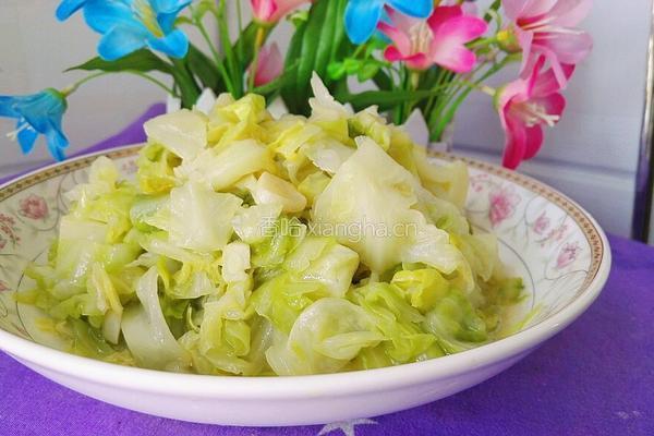 清炒莲花白的做法图解11