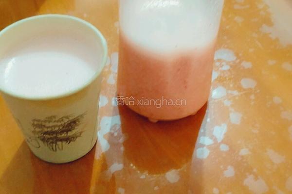 草莓酸奶的做法图解4