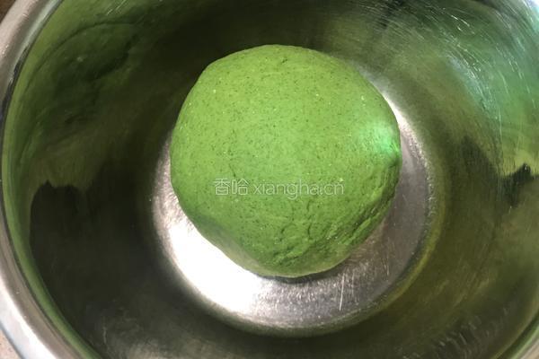 蔬果汁草莓馒头的做法图解4