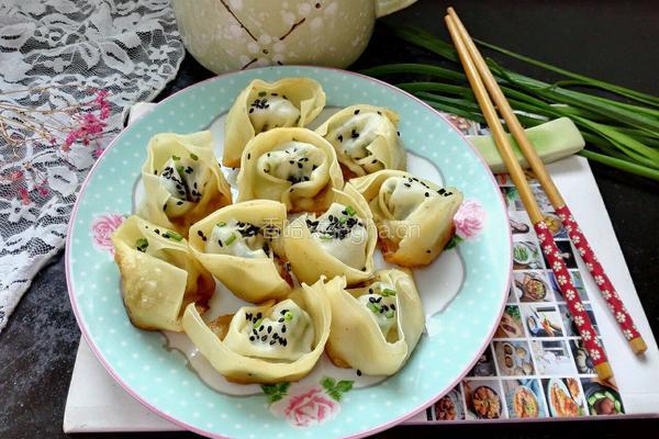 韭菜肉煎馄饨