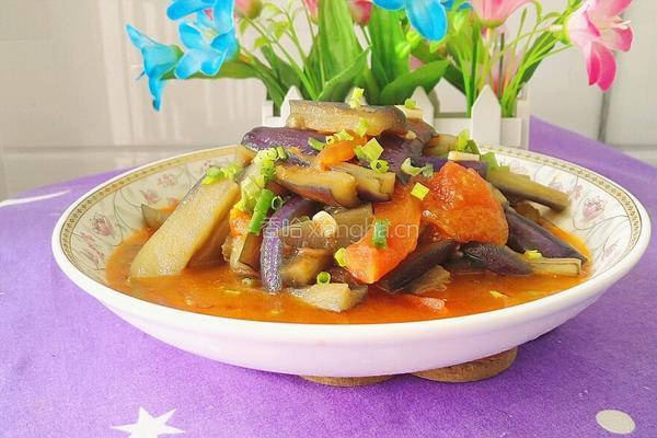 西红柿烧茄子的做法图解14
