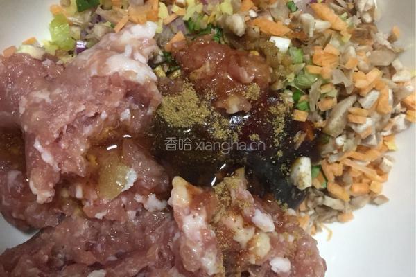 香菇蒸肉的做法图解2
