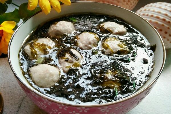 紫菜白肉丸子汤的做法图解9