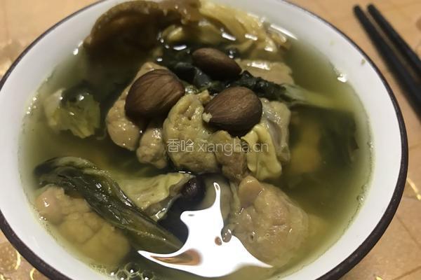 菜干猪肺汤的做法图解4