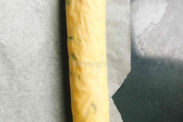 蜂蜜味香葱肉松蛋糕卷（卡仕达酱）的做法图解13