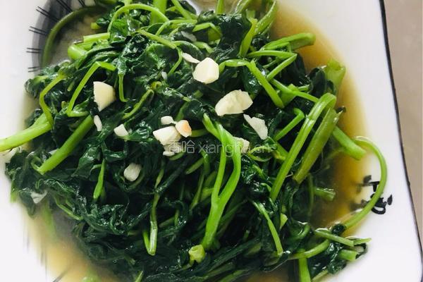 （家常）蒜末空心菜的做法图解6