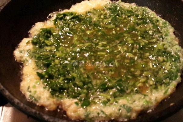 欧芹烘蛋饼的做法图解8