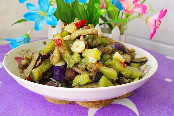 茄子炒苦瓜的做法图解22