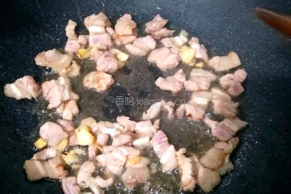 酸豆角炒五花肉的做法图解4
