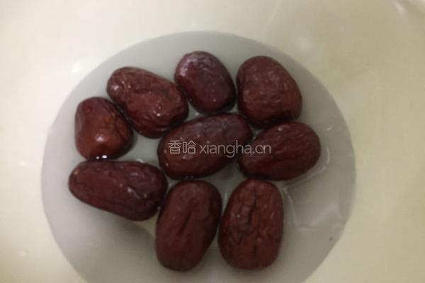 枣夹糯米糕的做法图解1