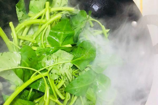 炝炒空心菜的做法图解4