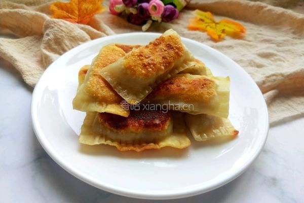 馄饨皮香蕉派的做法图解10