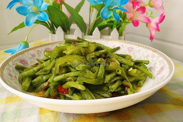 青椒炒豆角的做法图解15