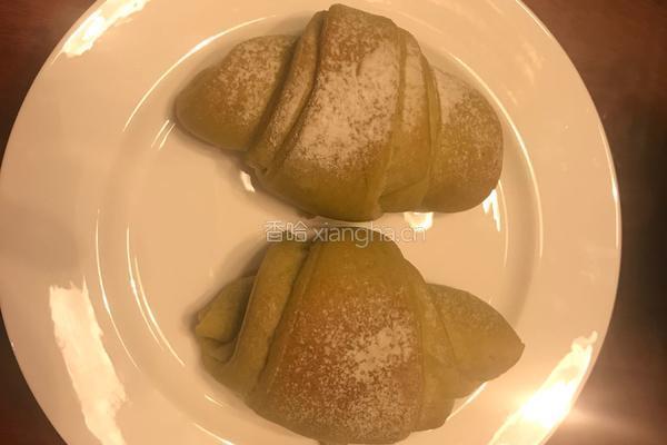抹茶羊角面包的做法图解23