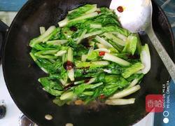 炝炒小白菜的做法图解6