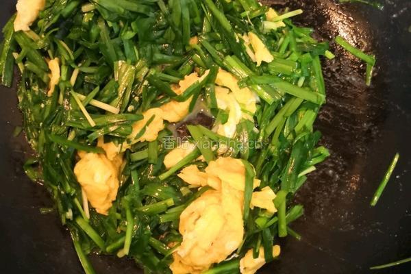 韭菜炒鸡蛋的做法图解11