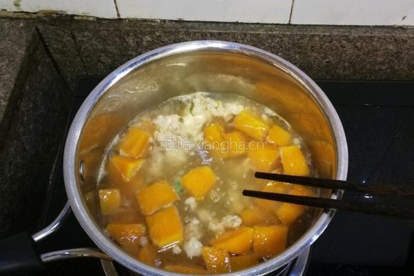肉末南瓜汤的做法图解6