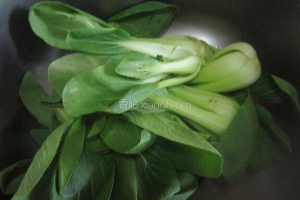 香菇油菜的做法图解1