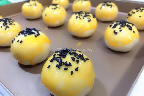 蛋黄酥(32个迷你版)的做法图解14