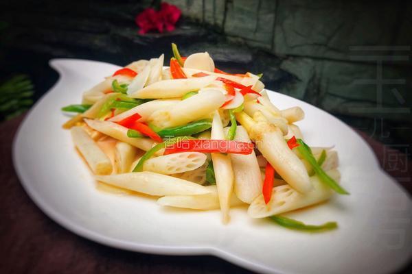 清炒藕带的做法图解12