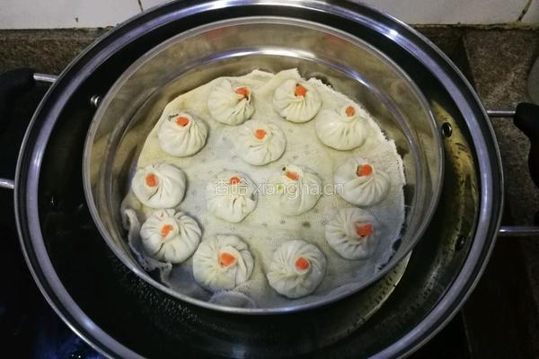 用饺子皮包小笼包的做法图解8