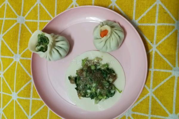 用饺子皮包小笼包的做法图解3