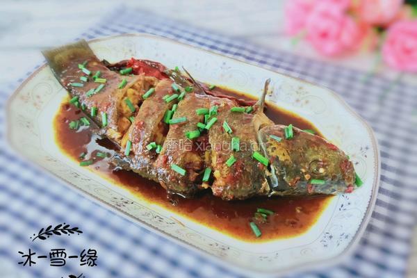 红烧丁鲑鱼的做法图解12