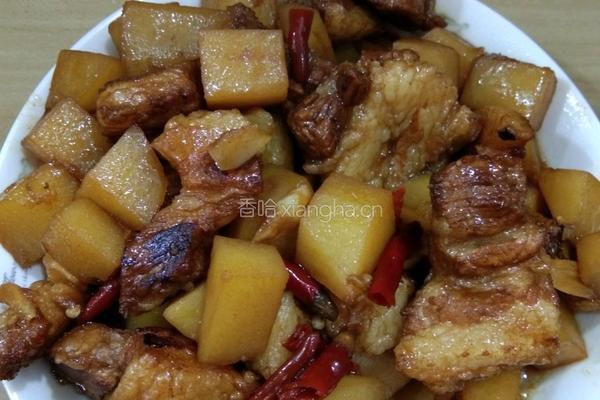 红烧肉炖土豆的做法图解8
