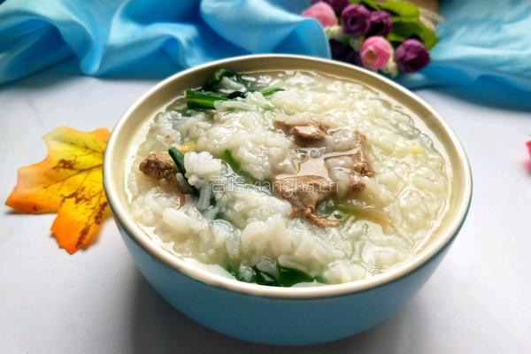 猪肝菠菜粥的做法图解15