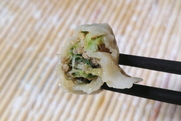 槐花饺子的做法图解17